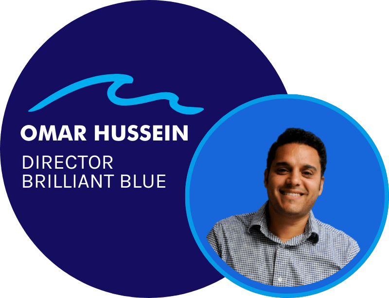 Picture of Omar Hussein, Director of Brilliant Blue
